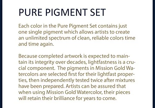 Mission Gold Class Pure Pigment Water Color MWC-1534P 15ml 34 Colors 5