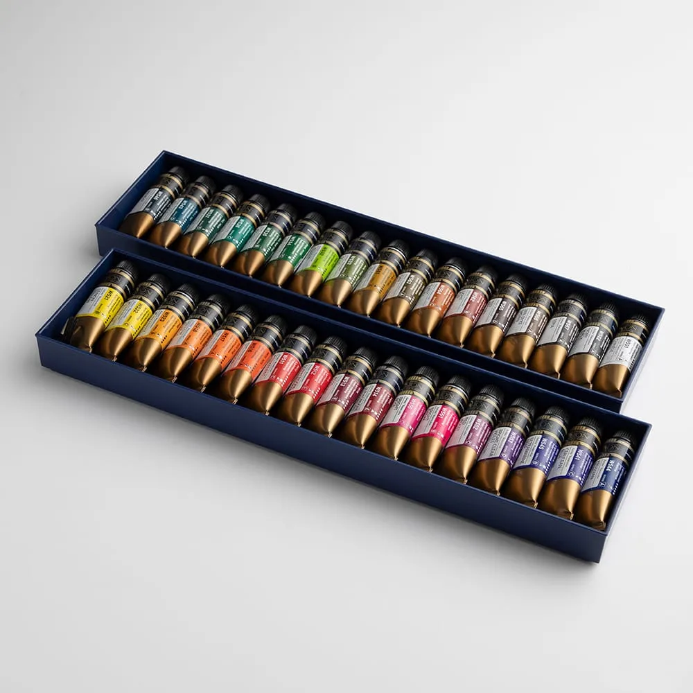 MIJELLO MISSION Gold Class Watercolor Set 15mlX34 colors MWC-1534 3
