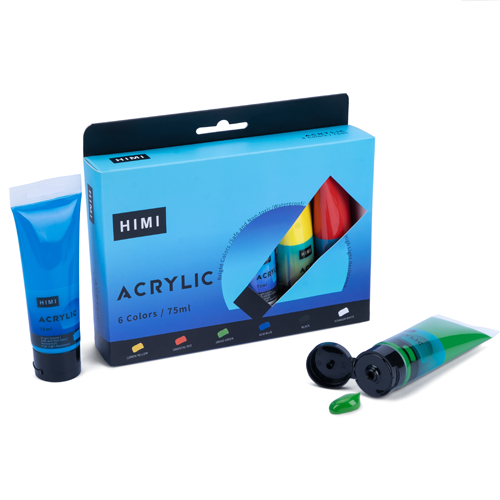 Himi Acrylic Colour Paint Set 75ml 6pc