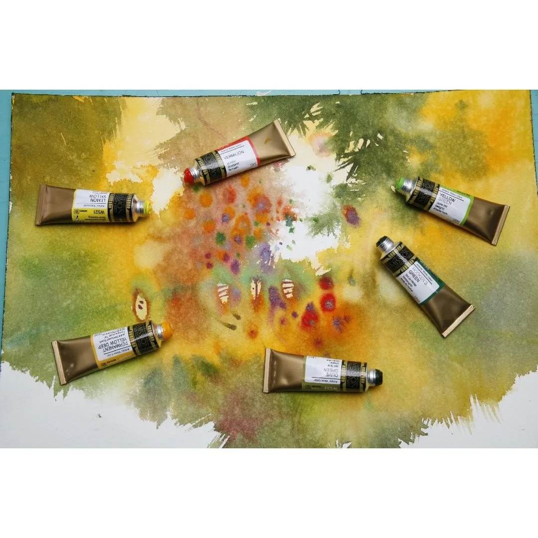 MIJELLO MISSION Gold Class Watercolor Set 15mlX34 colors MWC-1534 5