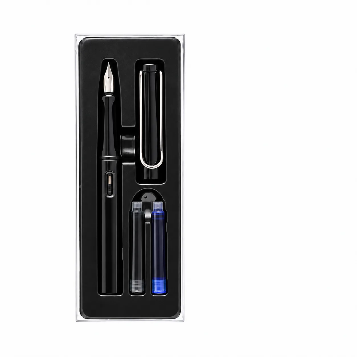 Bocai Student Fountain Pen Nib size: 0.38 mm EF (body color Black)