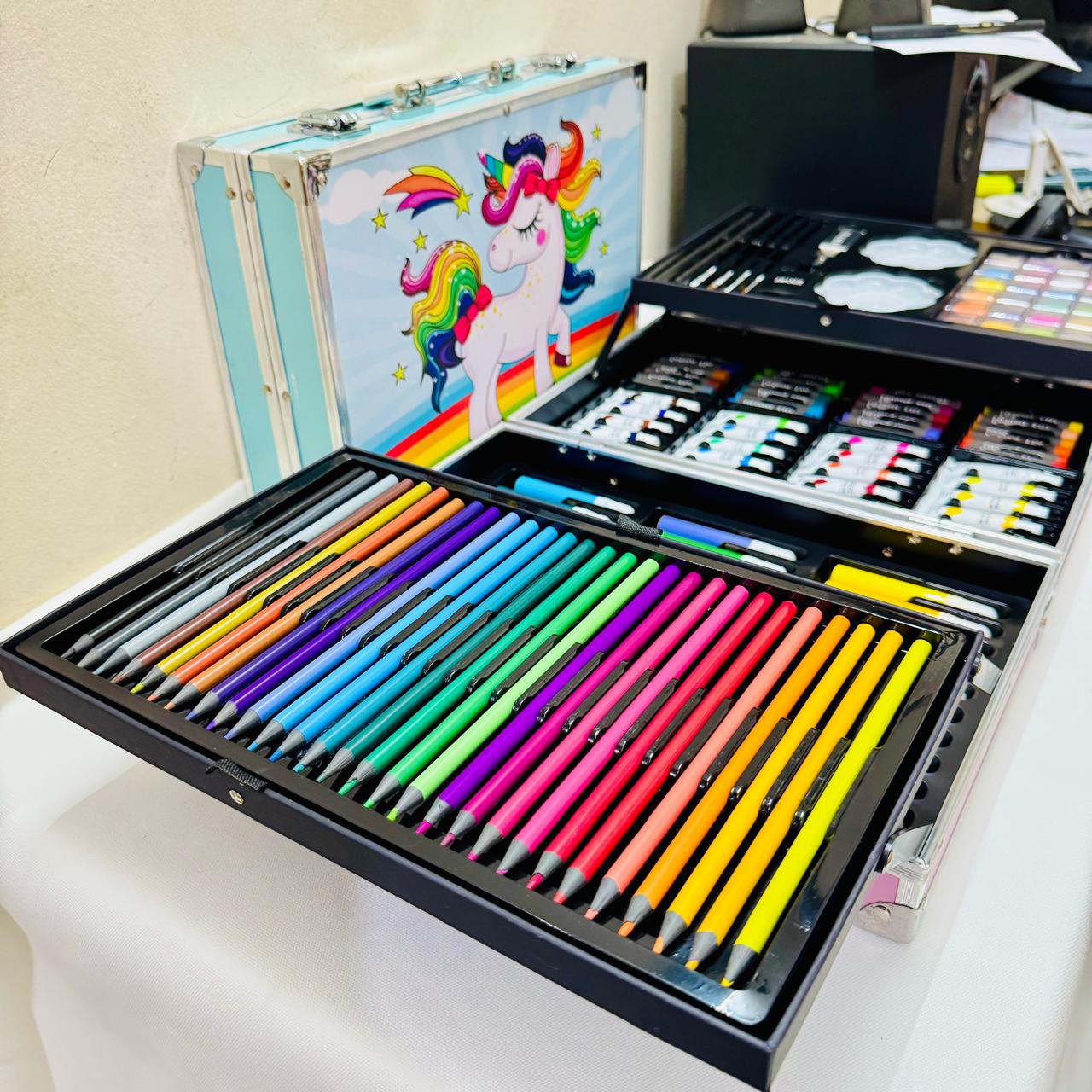 145pc Unicorn Art Set Blue Box 5