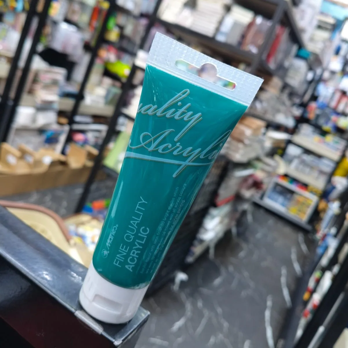 Maries Acrylic Colour Paint 75ml- Viridian