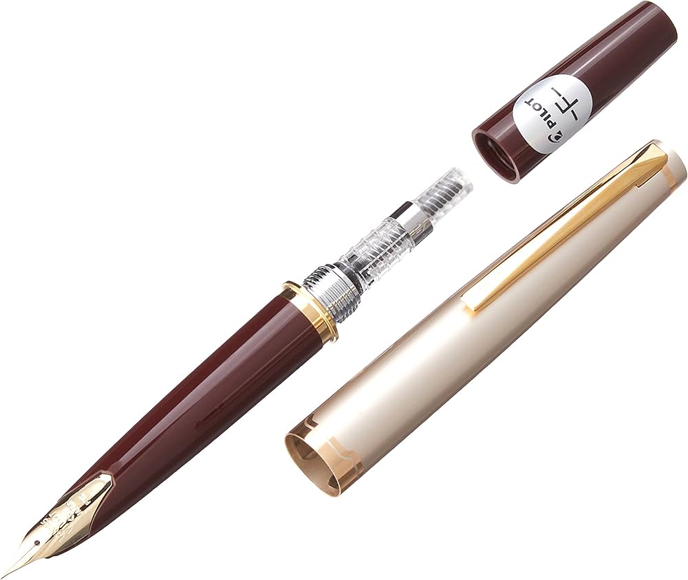Pilot E95s Fountain Pen - Burgundy/Ivory  NIBS SIZE [F]14k gold nibs 3