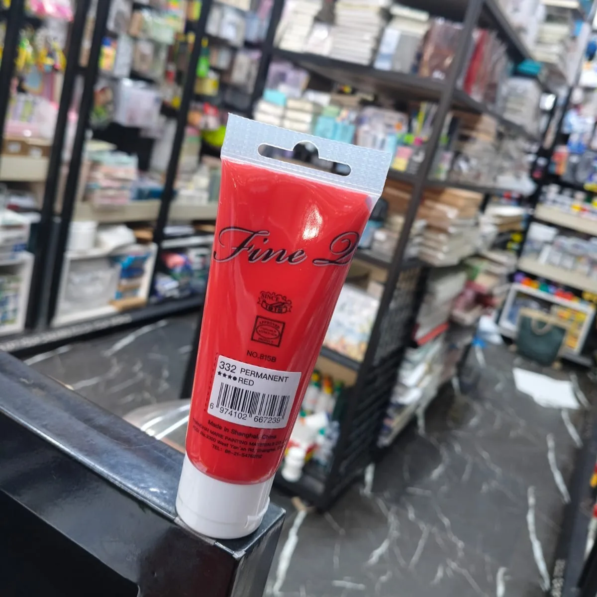 Maries Acrylic Colour Paint 75ml- Permanent Red 2